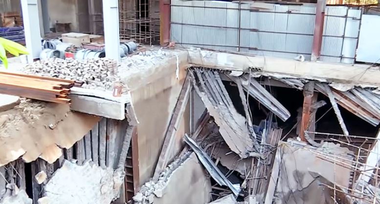 Under-Construction Building Partially Collapses in Bhubaneswar, Workers Feared Trapped